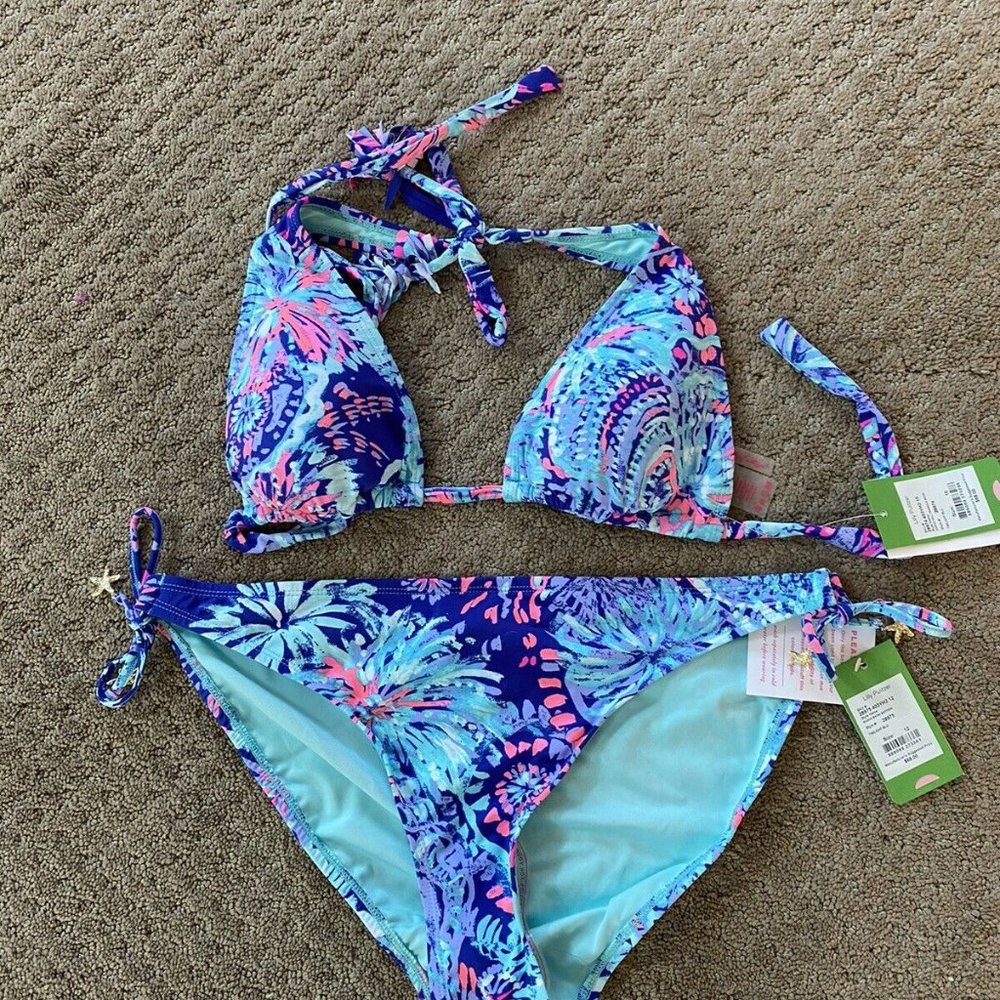 NWT Lilly Pulitzer Bikini Bathing Suit Sz 10 & 12